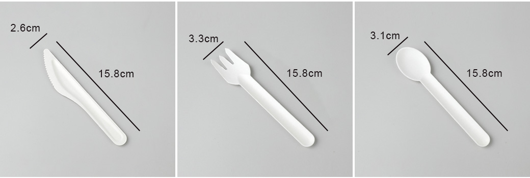 Paper Cutlery Size