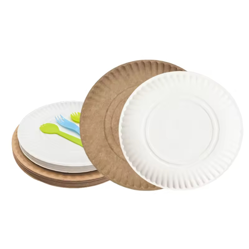 Paper Round Plates