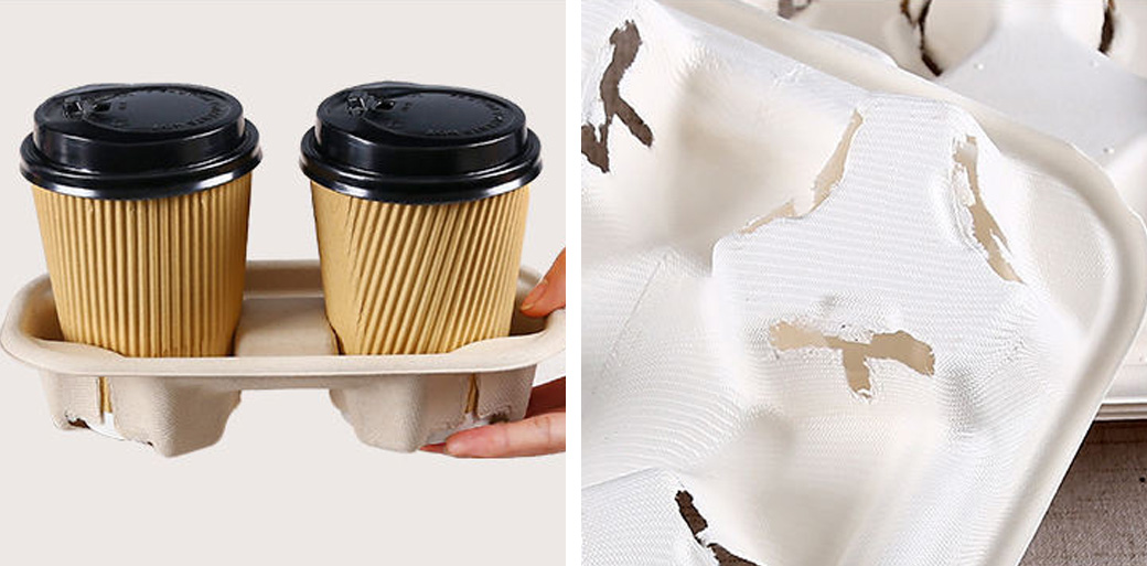 Bagasse Coffee Cup Holder 