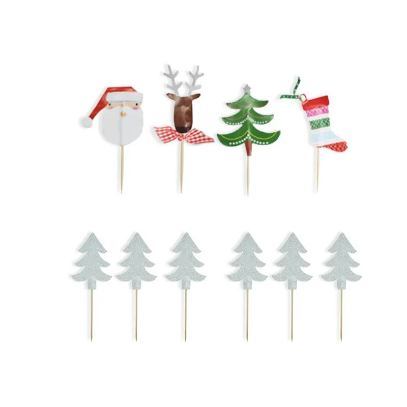 Christmas Cupcake Toppers