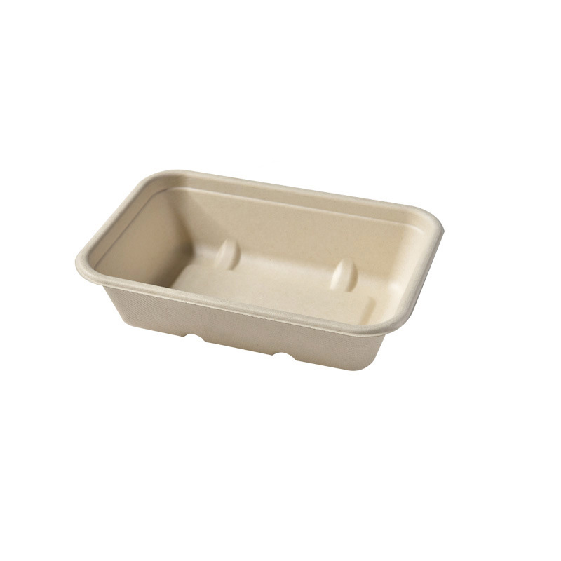 Compostable Sugarcane Bagasse Biodegradable Takeaway 3000ml Rectangular Food Container