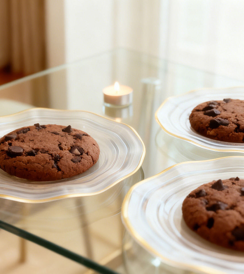 Plastic Wave Stripe Plate